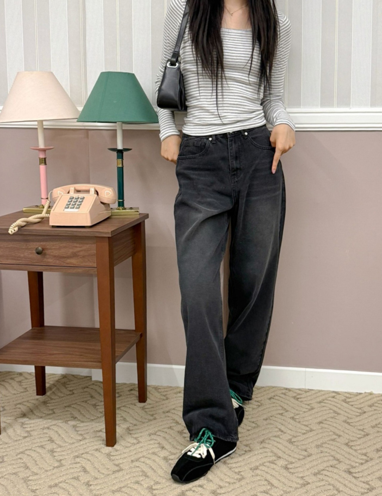 【26ss】牛革100%・String-point Sneakers_4colors