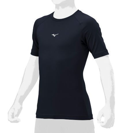 ミズノ(MIZUNO)ジュニアローネック/半袖(野球) 品番: 12JAAP5214