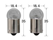 ポッシュフェイス(POSH FAITH) バイク用品 ウインカーバルブセット(2個入) 12V15W シングル球 G18型 電球 クリアー 090185-10