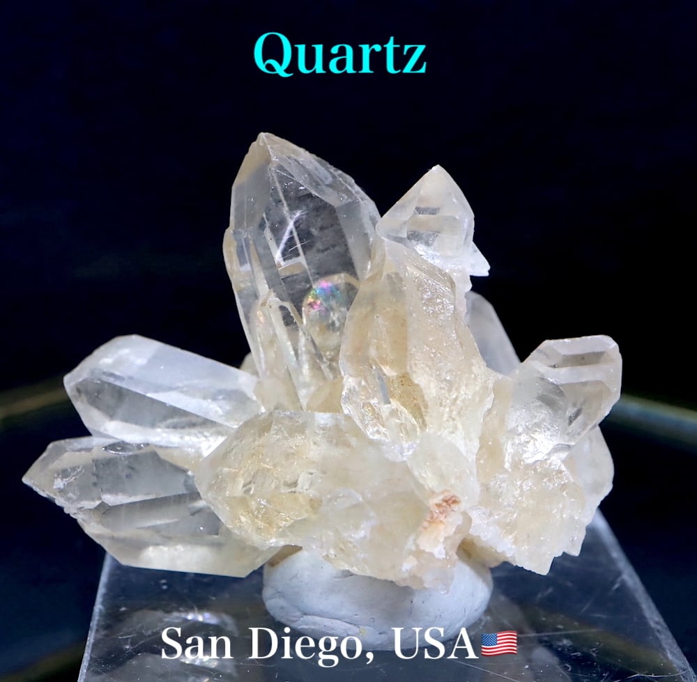 アメリカ産 クォーツ 水晶 クリスタル 34.9g QZ161 鉱物　天然石　原石　パワーストーン | 鉱物 天然石 American  Minerals + Gemmy You powered by BASE