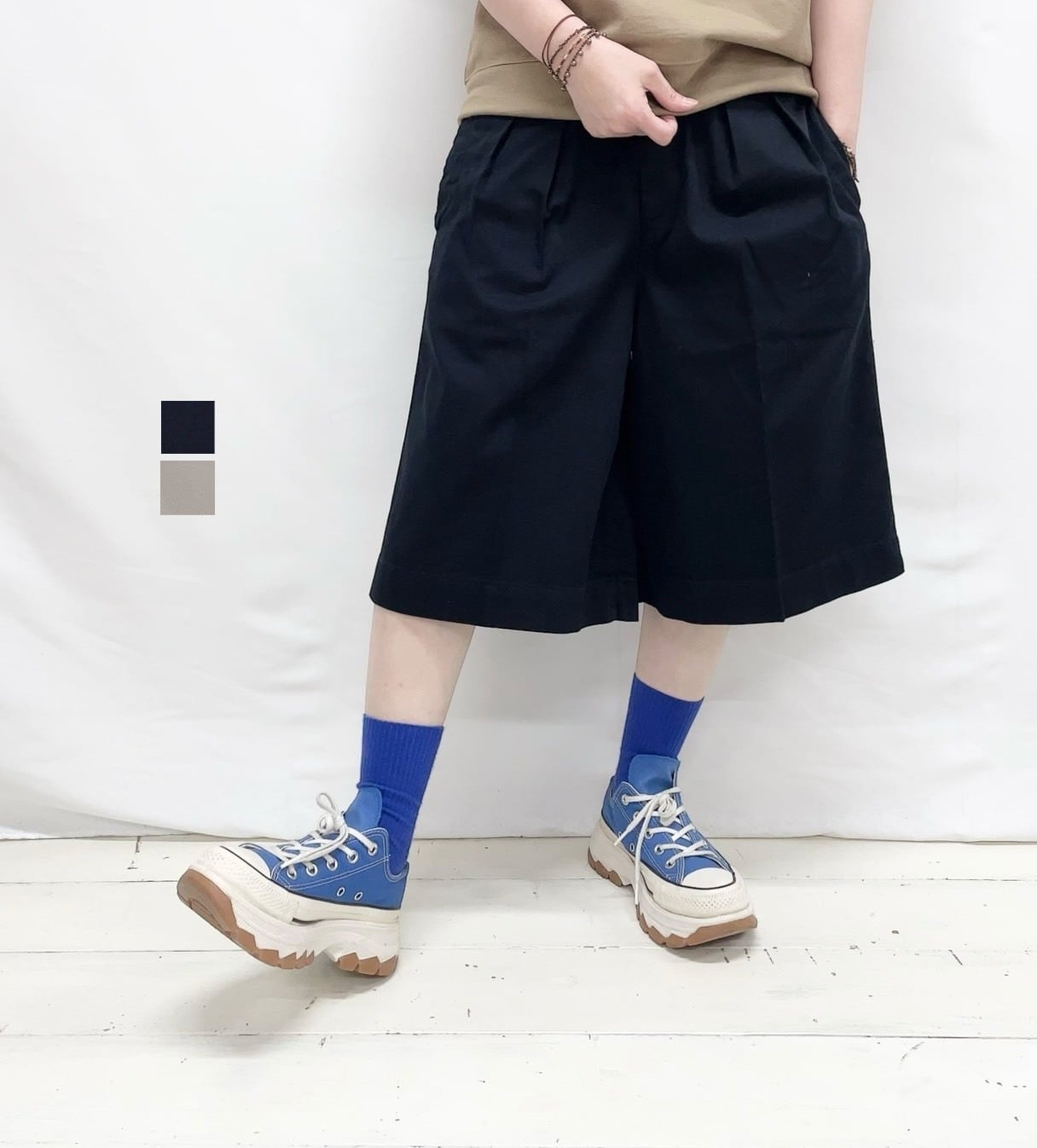 試着のみ　grin ナチュラルランドリーイエロー 　ガウチョパンツ サイズ2 楽天市場】ナチュラルランドリー（パンツ｜ボトムス）：レディース