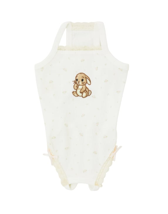 L/即納【Sallys】Bunny romper (Pure floral)