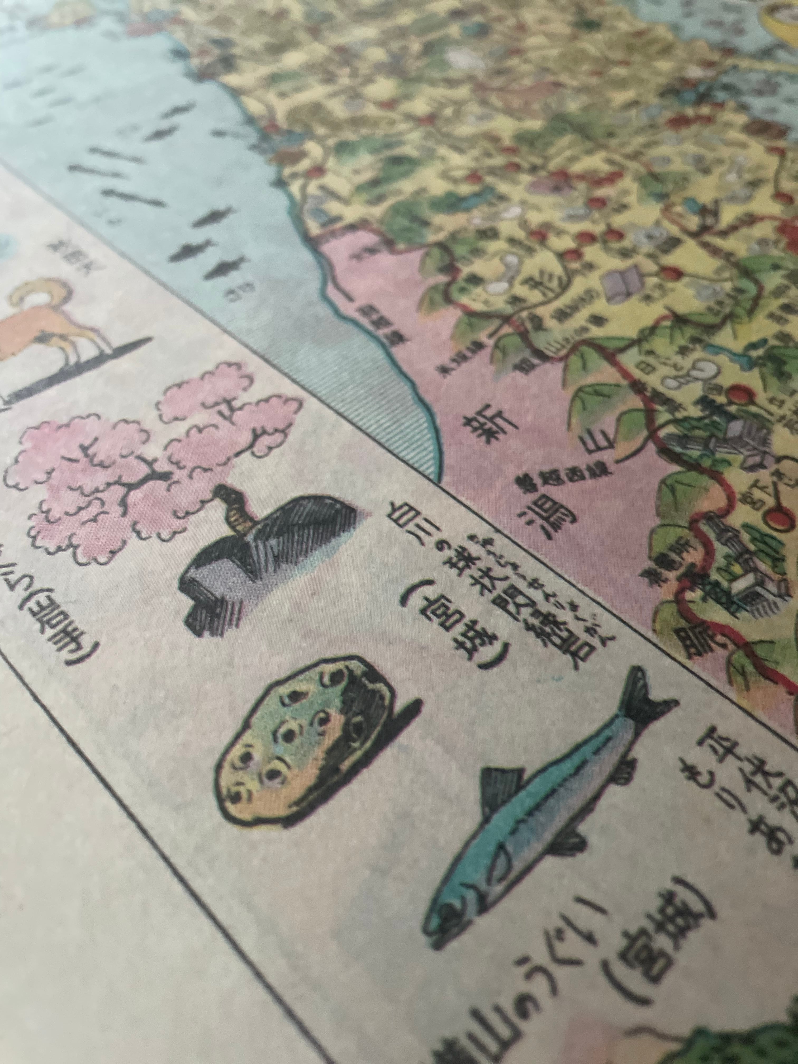 レトロ絵地図・東北（A3）1955｜ECA3-11-01 | 野ばら社通販部