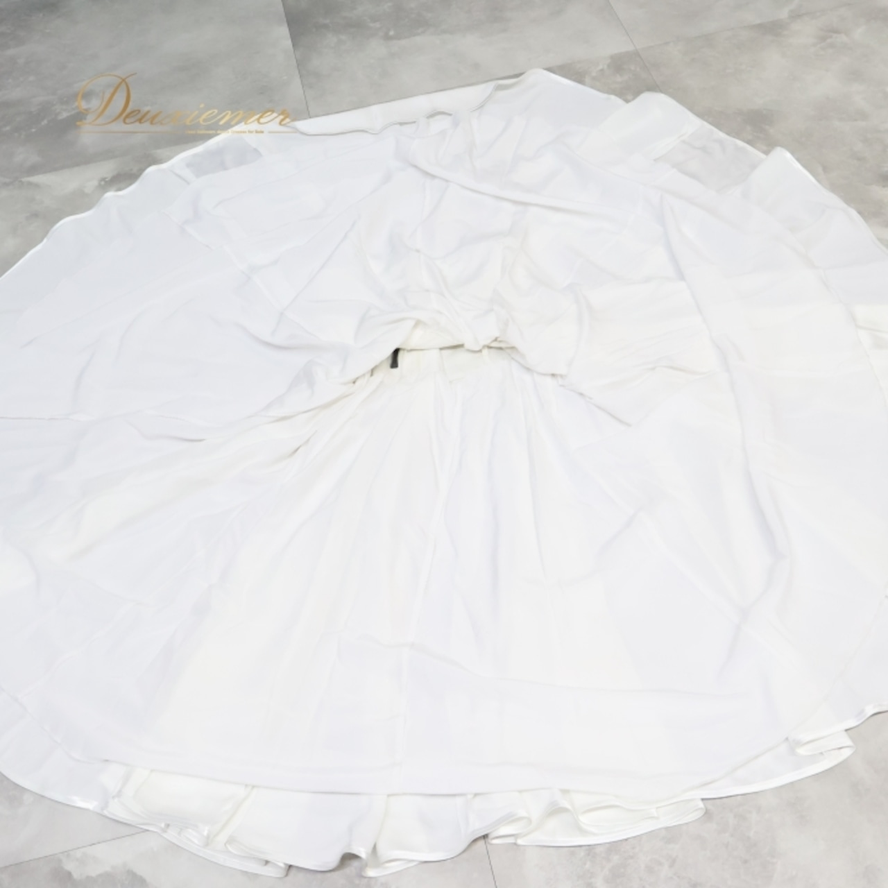 フラメンコ 衣装 ファルダ スカート 白 無地 ダンス パーティ 発表会 綺麗 舞台 衣裳 ホワイト系 フレアスカート エレガント シンプル パーティー衣装 おしゃれ 発表会衣装 コスチューム ステージ衣装 女性用