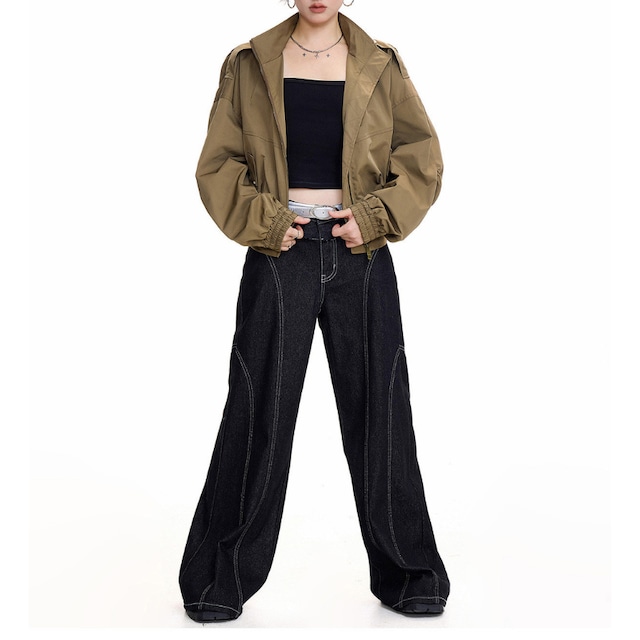 short work blouson 10977