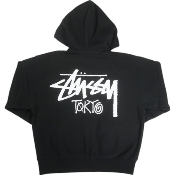 Size【L】 STUSSY ステューシー STOCK TOKYO ZIP HOOD BLACK 東京限定