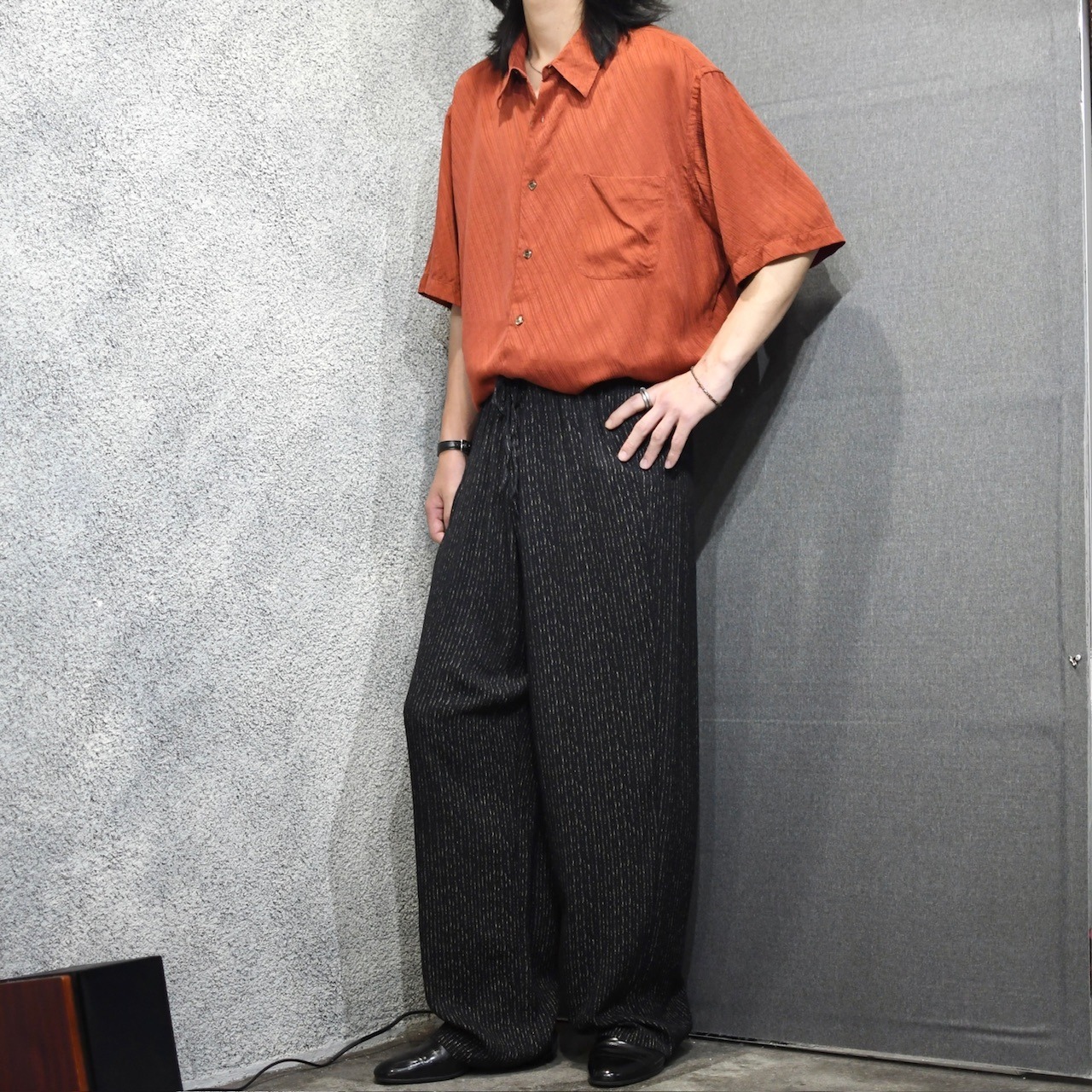 drape silhouette pattern wide easy pants