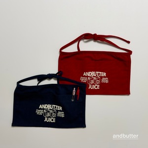 送料無料【予約】ANDBUTTER /Canvas Apron