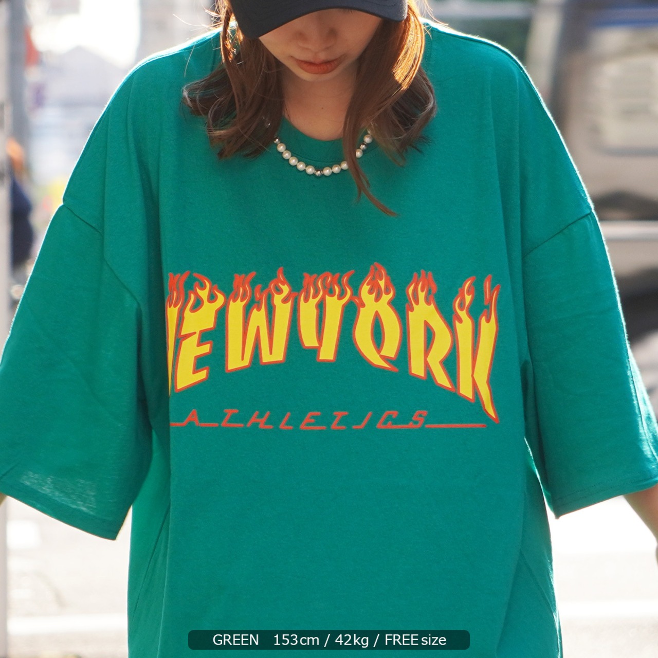 \SALE/◆Fire New York スーパービッグTシャツ◆kr-22044