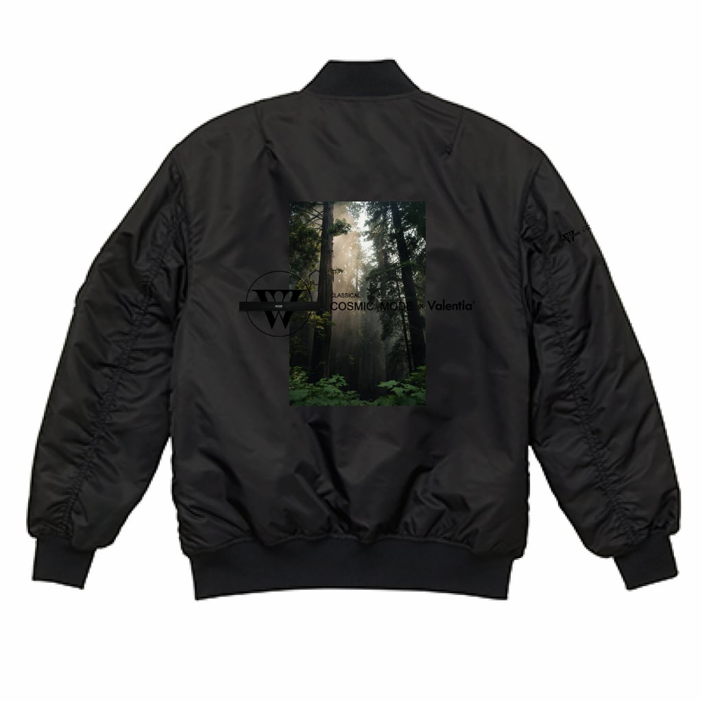 （両面印刷）United Athle タイプ MA-1 ジャケット（中綿入）