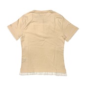PINK HOUSE ピンクハウス タグ付き ヘンリーネック レイヤード風 半袖Tシャツ L/ベージュ
