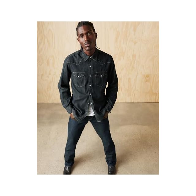 リーバイス] デニムシャツ CLASSIC WESTERN ウエスタンシャツ 長袖