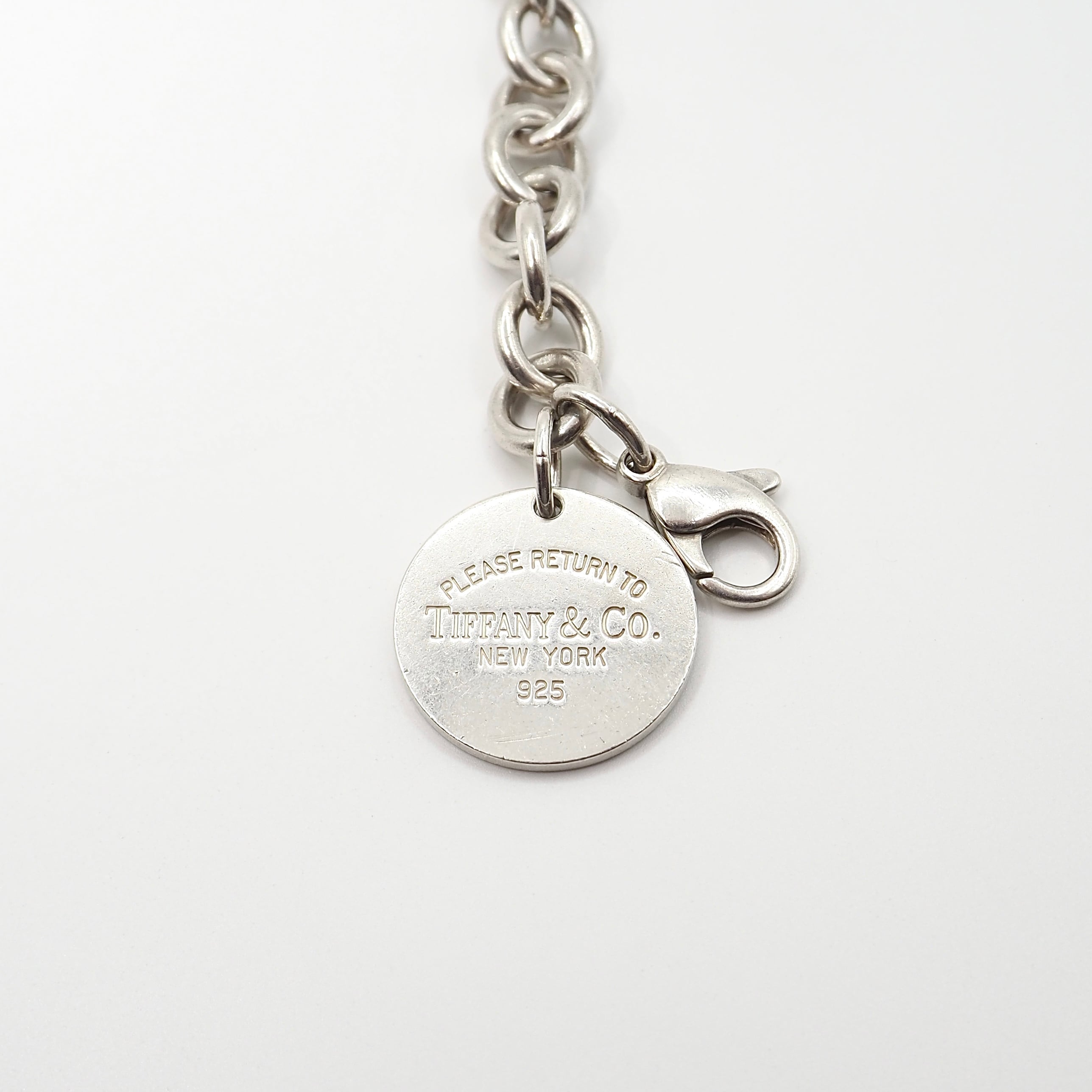 Tiffany&Co. リターントゥ ラウンドタグ ブレスレット シルバー925