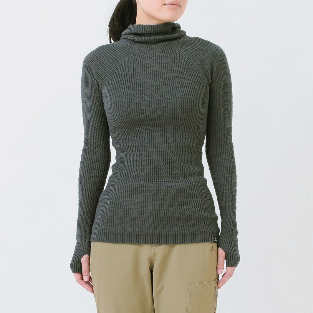 AWA baselayer Hoodie / AWAフーディ MEN/WOMEN | outdoor × knit ROUVER