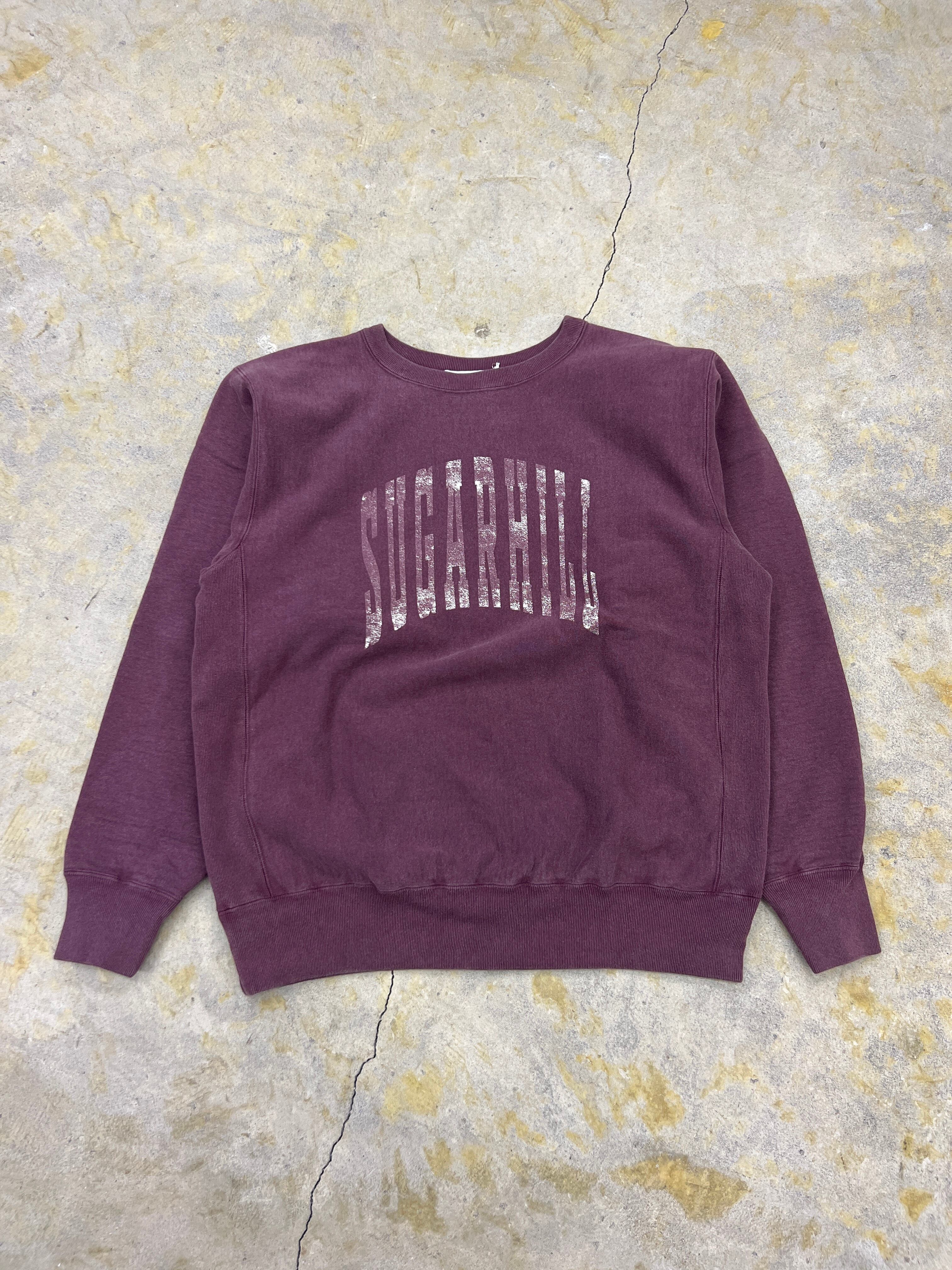 SUGARHILL | COLLEGE PRINT SWEAT SHIRT | AGED RED | HOWDAY SUGARHILL | COLLEGE PRINT SWEAT SHIRT | AGED RED | HOWDAY