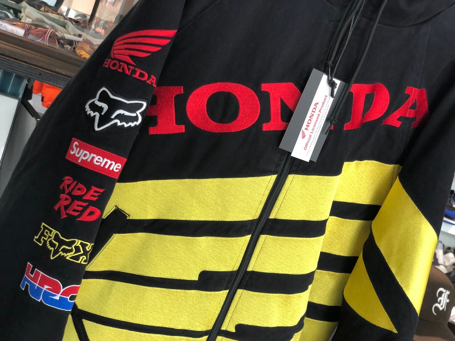 SUPREME 19AW Honda Fox Racing ジャージ S（Supreme 19AW HONDA FOX 