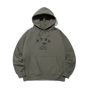 [APOC] Cherry Bear Hoodie_Khaki 正規品  韓国ブランド 韓国ファッション 韓国代行 韓国通販  パーカー