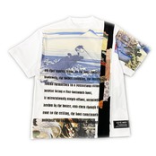 【tshirts209】M size KIMONO & print T-SHIRTS white