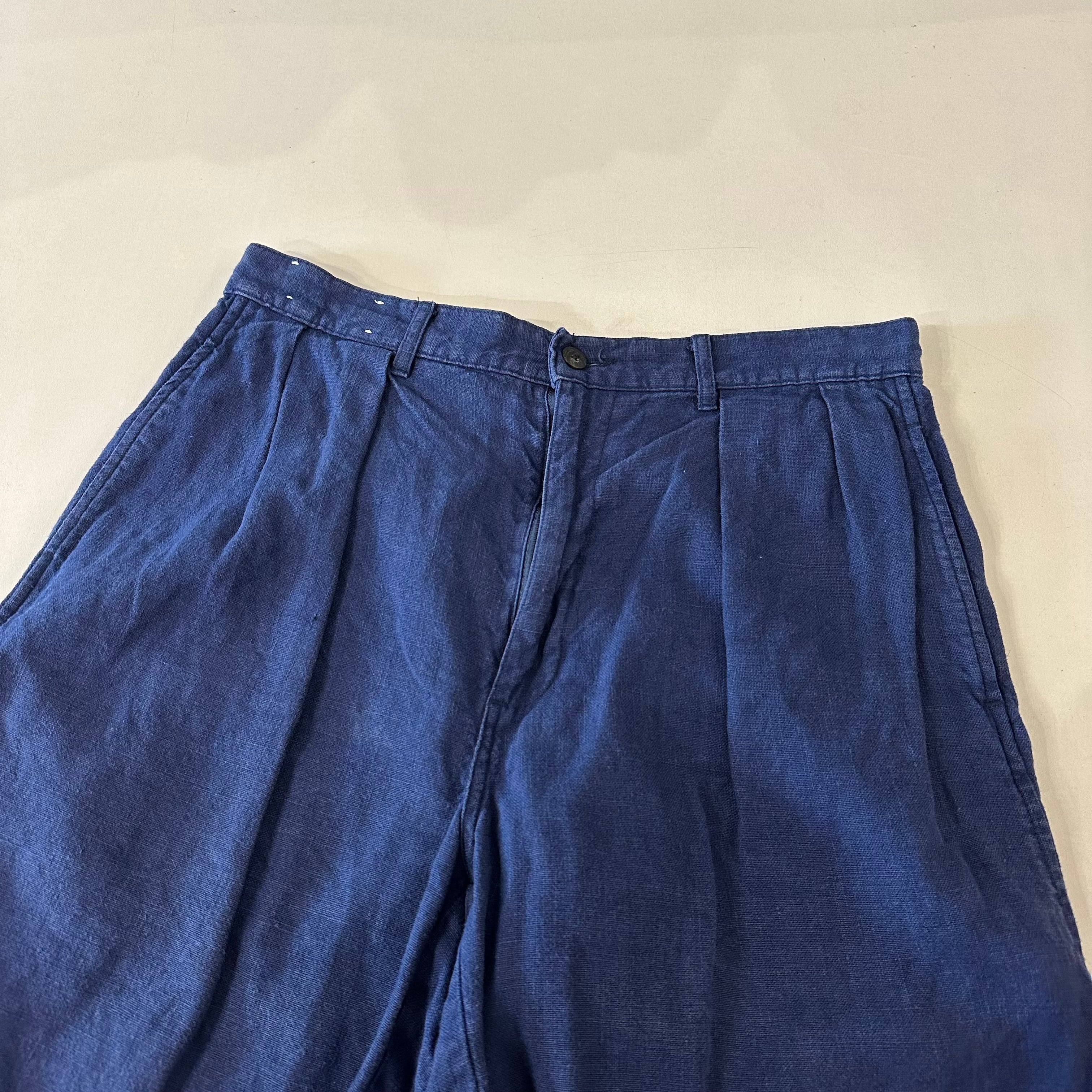 90s RALPH LAUREN LINEN SHORTS | BerBerJin Yuhodo
