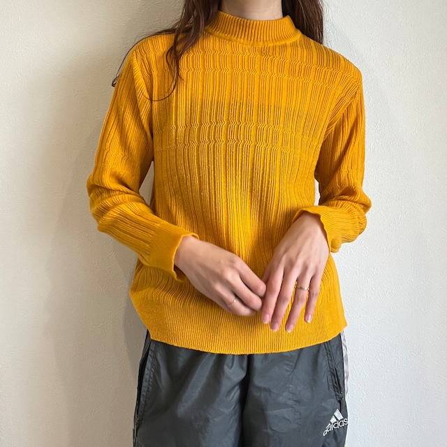 ACRYL SWEATER MASTARD