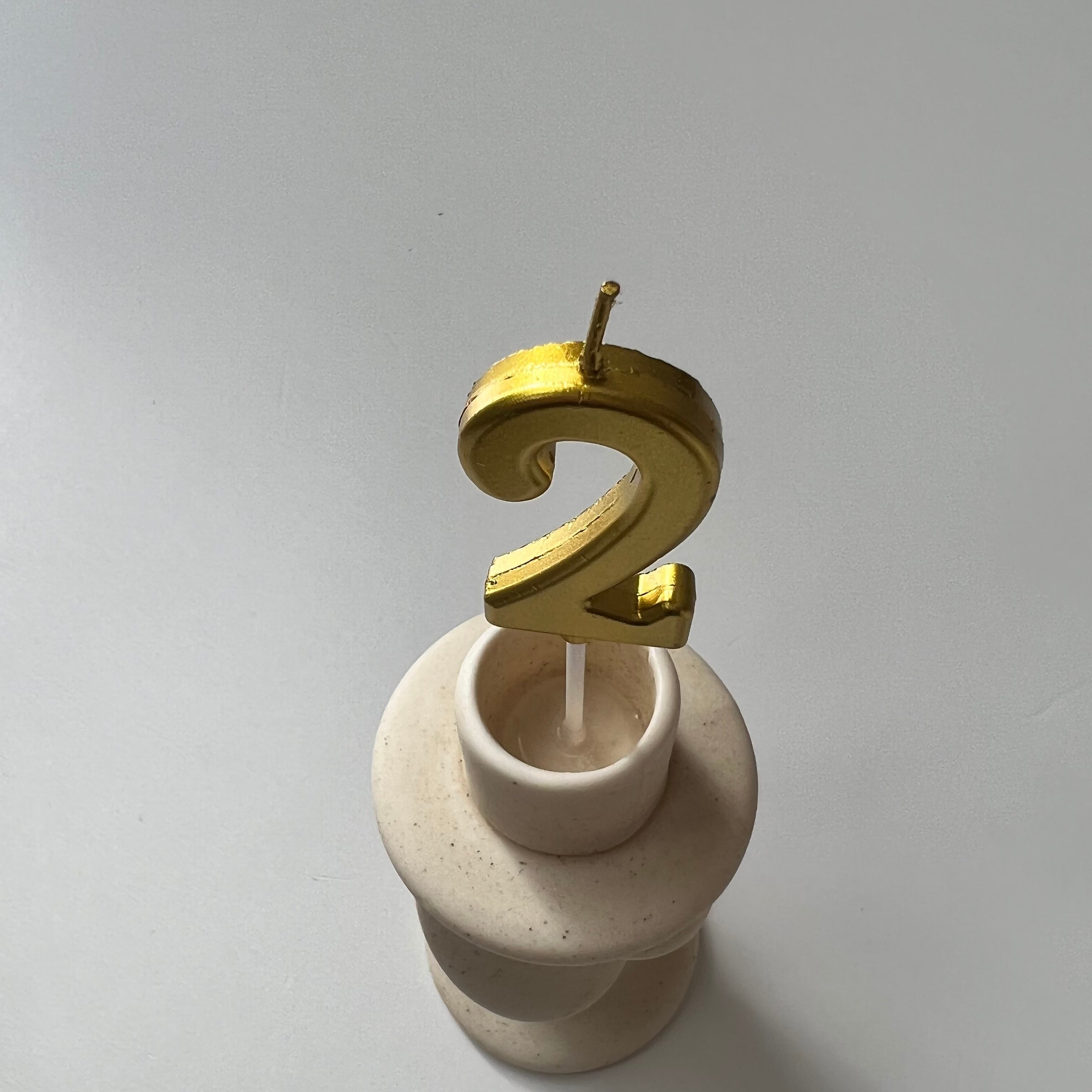 【即納/送料無料】gold number candle