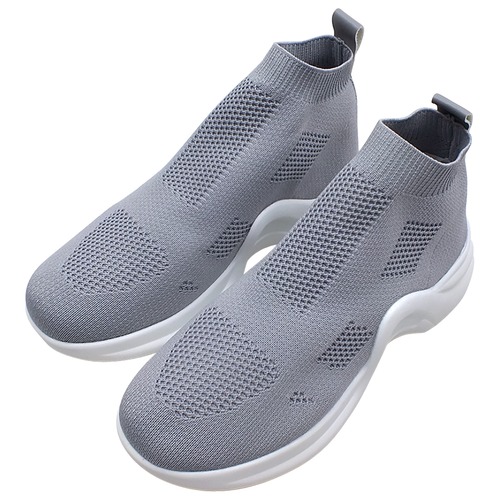 スニーカー ストレッチ素材 軽量 屈曲 厚底 LO.I.LO