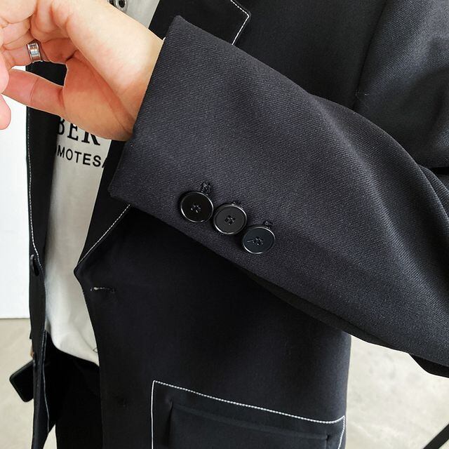予約販売】メンズ スーツ 無地 ブラック ブルー ジャケット パンツ