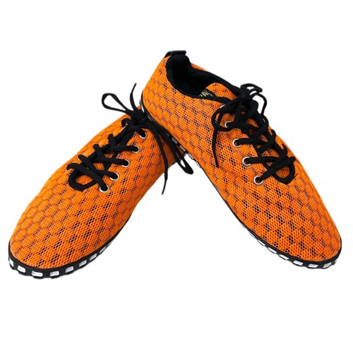 TAYGRA ブラジリアンスニーカー メッシュ&ステッチ オレンジ