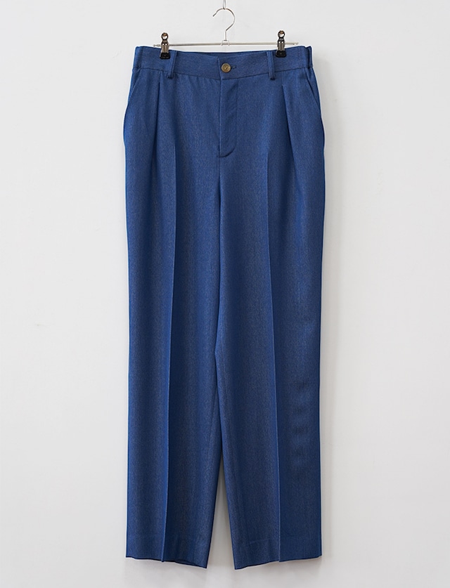 DIGAWEL : IN TUCK PANTS / BLUE