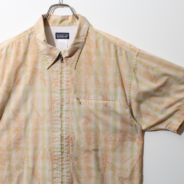 L 07年 オンブレ Sideburn Shirt パタゴニア Rhythm リズム Patagonia サイドバーンシャツ