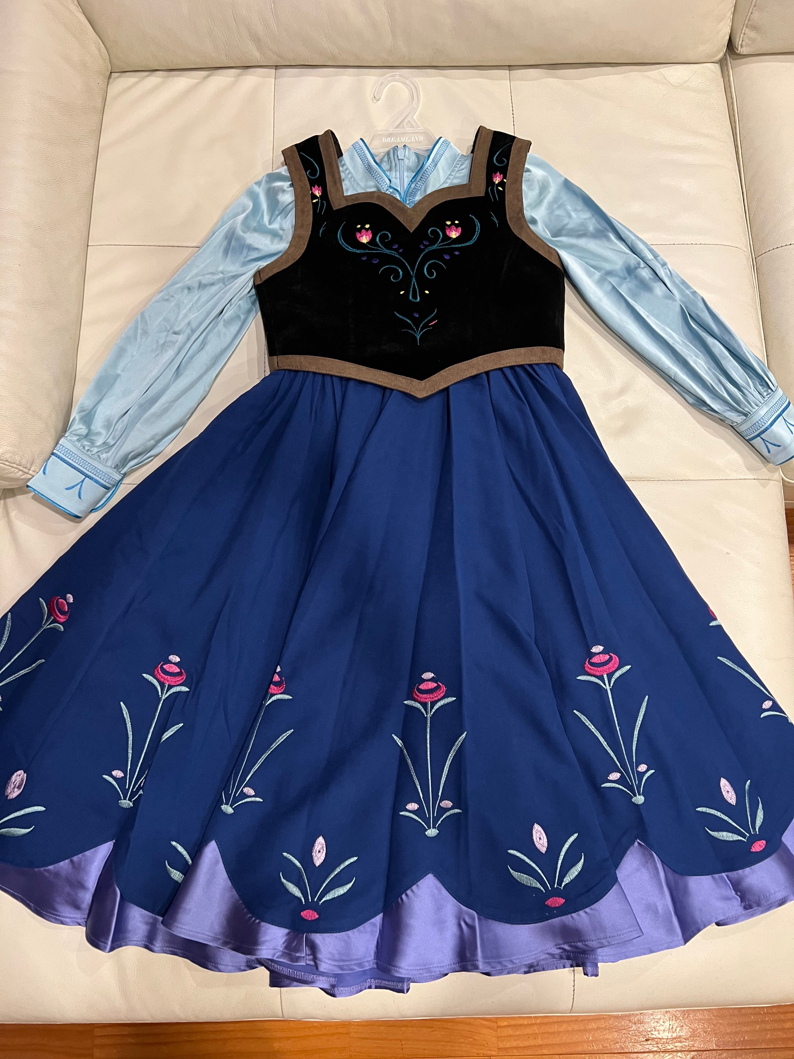 ディズニー アナと雪の女王 ドレス コスチューム アナ 大人 