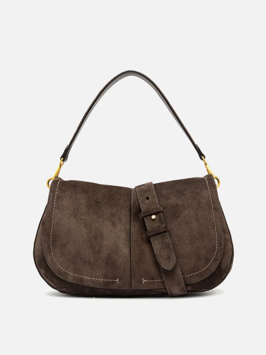 GIANNI CHIARINI レディース バッグ スエード Moka