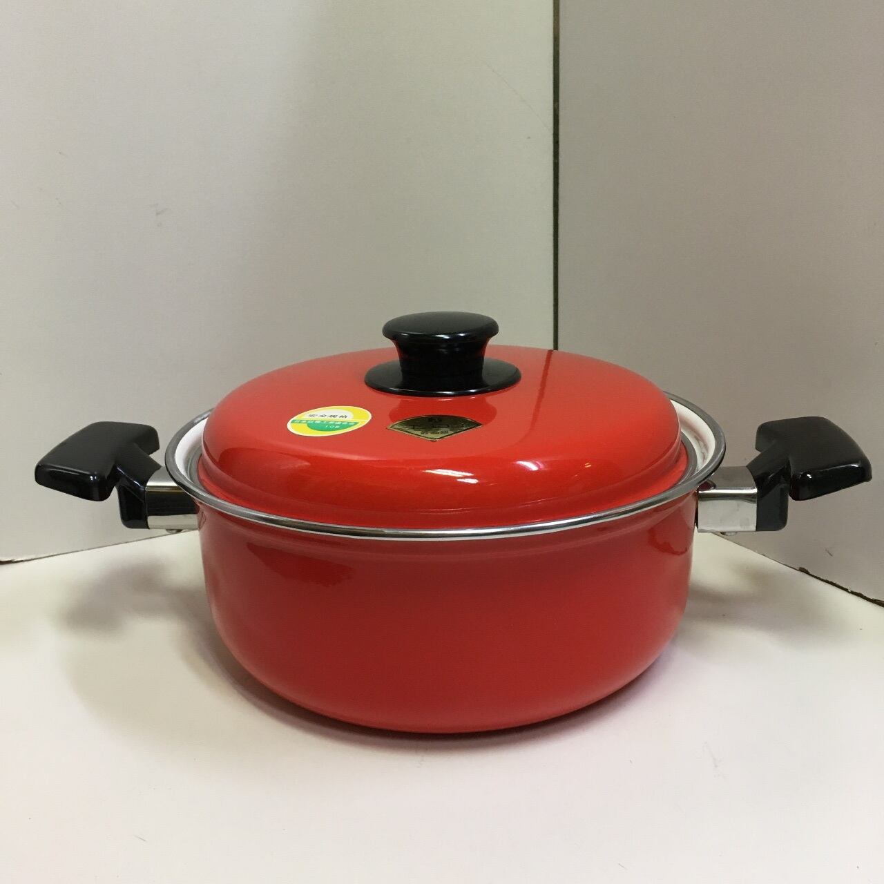 希少‼️【在庫限り】ホーロースチームポット　23cm 鍋　レトロ　匿名配送 ホーロー鍋・ポット・水筒 | 東京レトロa.m.a.store