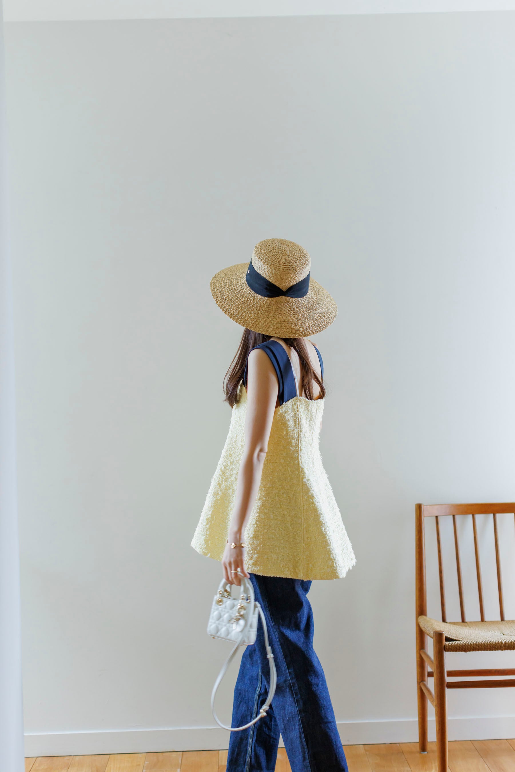 Bluelea Double button tweed jacket