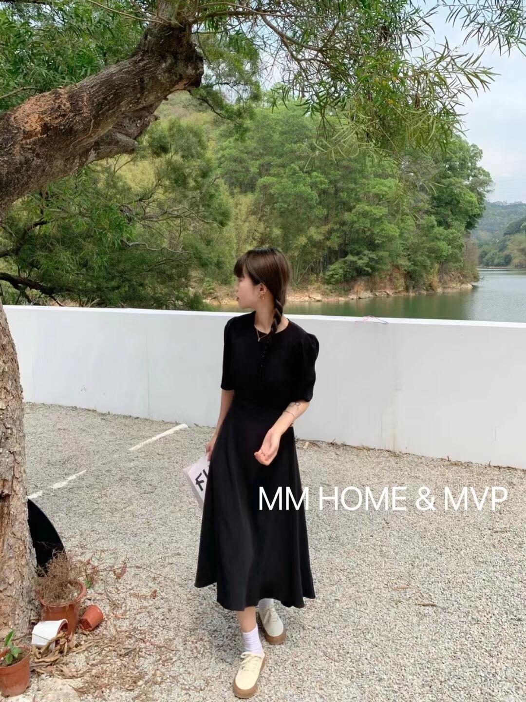 5部袖 ワンピース　AJ42441-2033