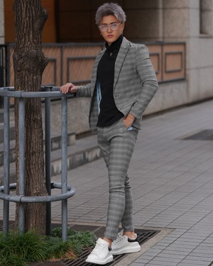 BELINDA ORIGINAL CHECK JACKET【BB25027】