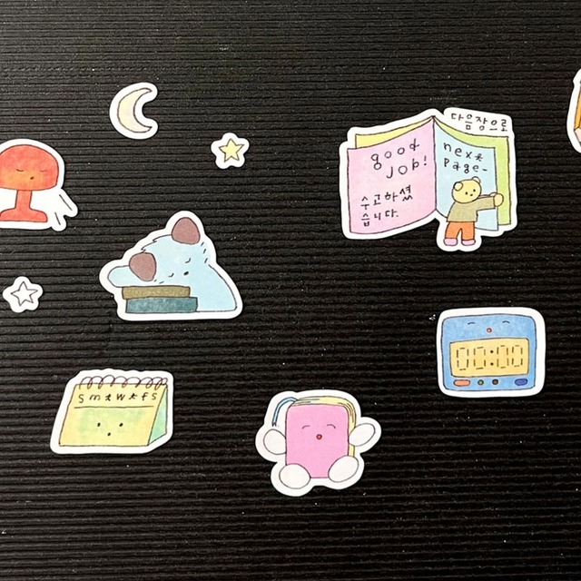 greenyeveryday 〔sticker -life is endless study-〕