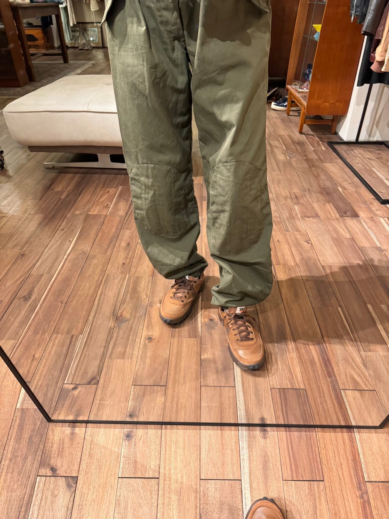 1988s ITALIAN AIR FORCE PARACHUTE TROUSERS(SIZE46 L)