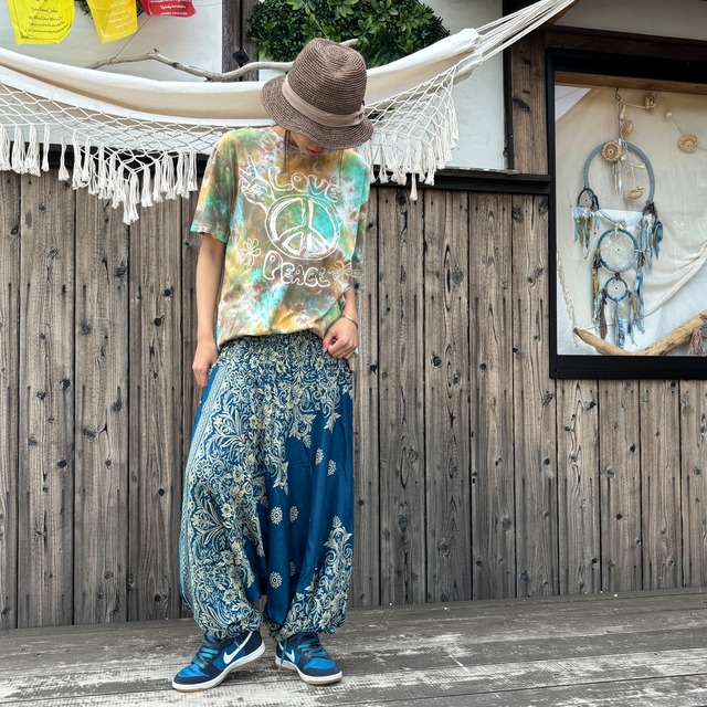 2wayレーヨンアラジンパンツ