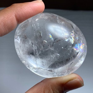 虹あり☆水晶タンブル・インテリア