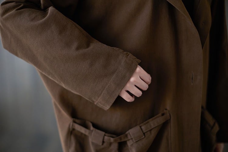 コート トレンチコート ロングコート ロング丈 フード付き アウター