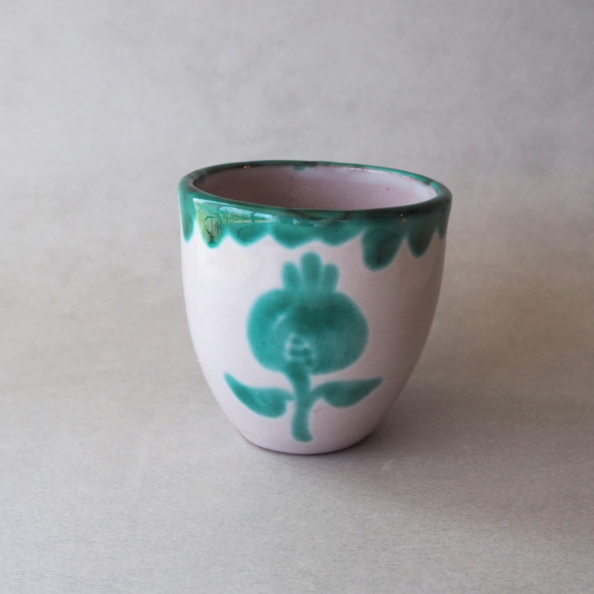 スペイン グラナダ陶器｜マグカップ｜グリーン | FEZ pottery select