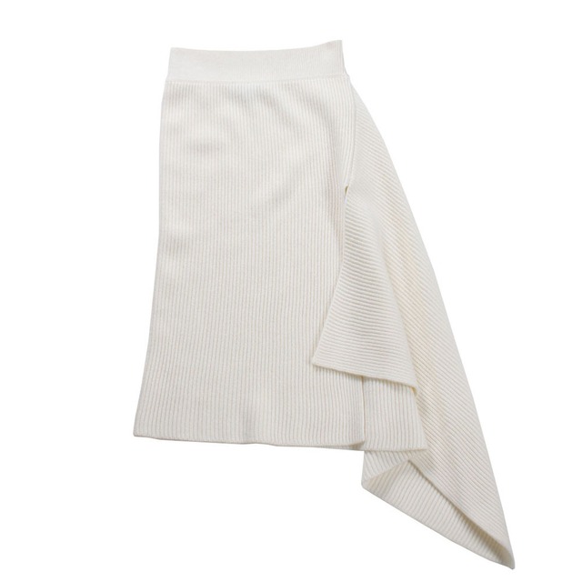 MONSE Ivory Knit Skirt SIZE;XS