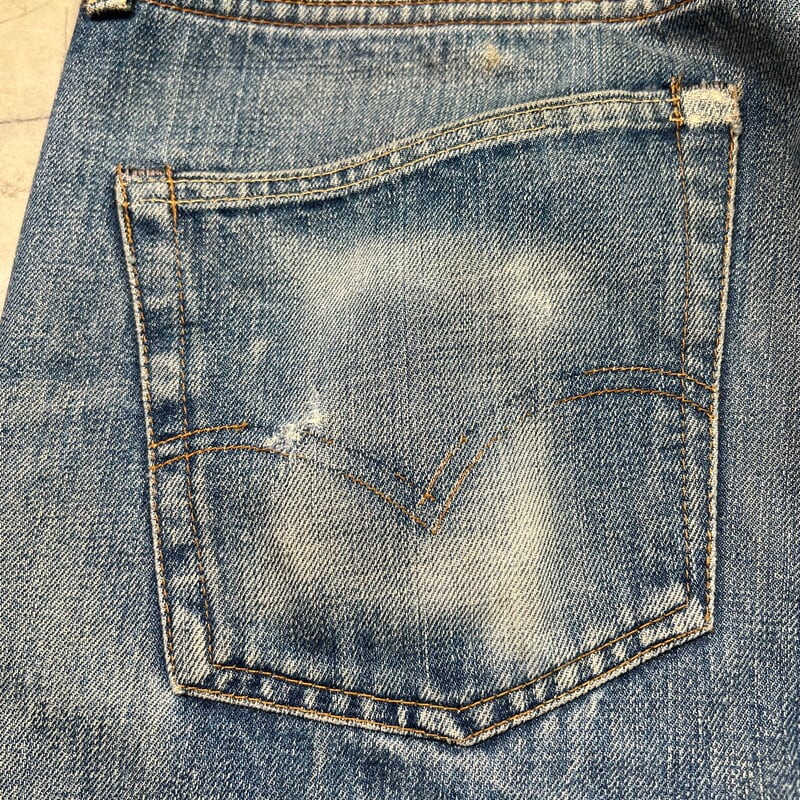 60's 70's LEVI'S リーバイス 501 デニム Big E 並行ステッチ 60's 70's LEVI'S リーバイス 501 デニム Big E 並行ステッチ