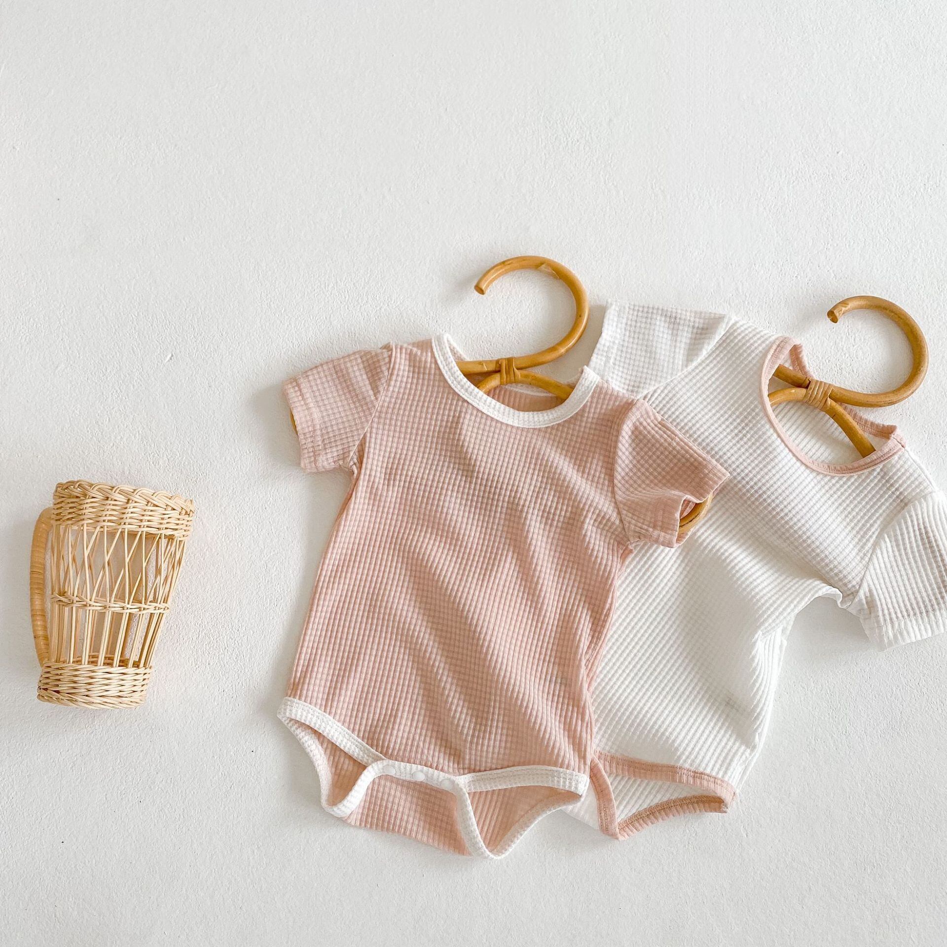 トライアングルロンパース オールインワン サマー薄手半袖スリーブワンピース ショート ハーフスリーブ 夏物 超面白いベビーショップ64822631285