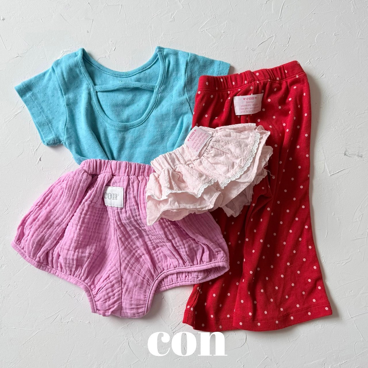 pink S［即納］layered skirt / con. 26summer