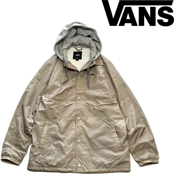 1点物◇バンズVansナイロンジャケットパーカー中古コーチジャケット
