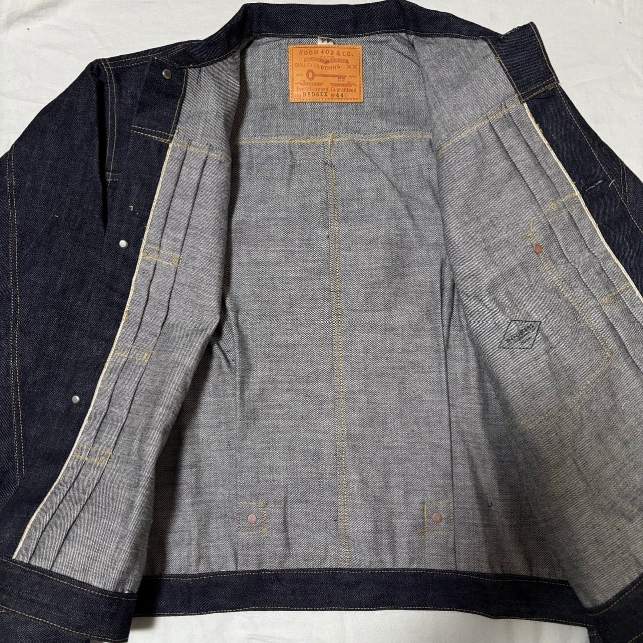 ハンドメイド 大戦モデル 44L 1st デニム Tバック R506XX WWⅡ