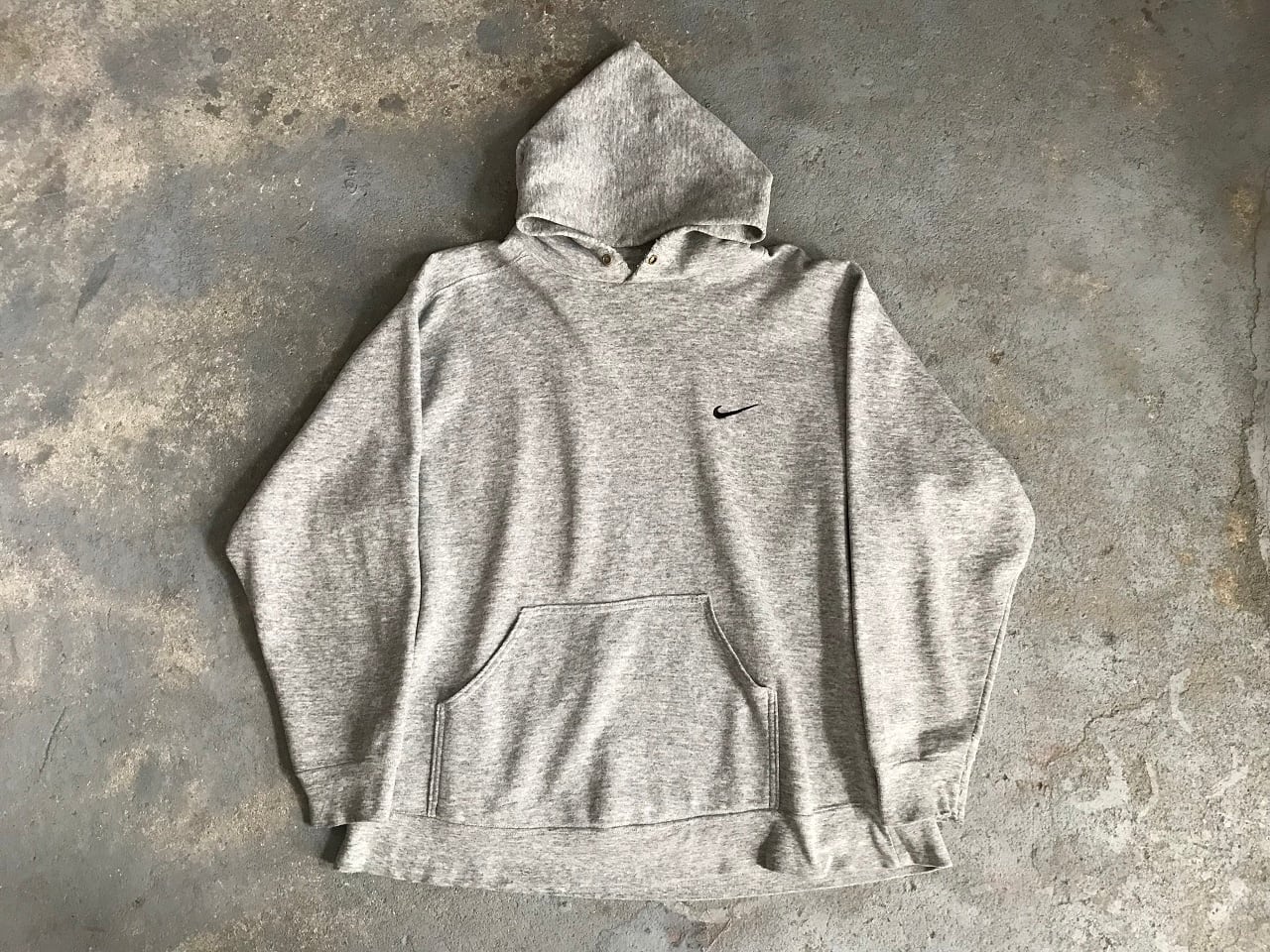 90s NIKE small swoosh hoodie MADE IN USA