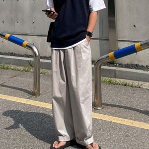 ストレートドレープワイドパンツ 　MT0080446